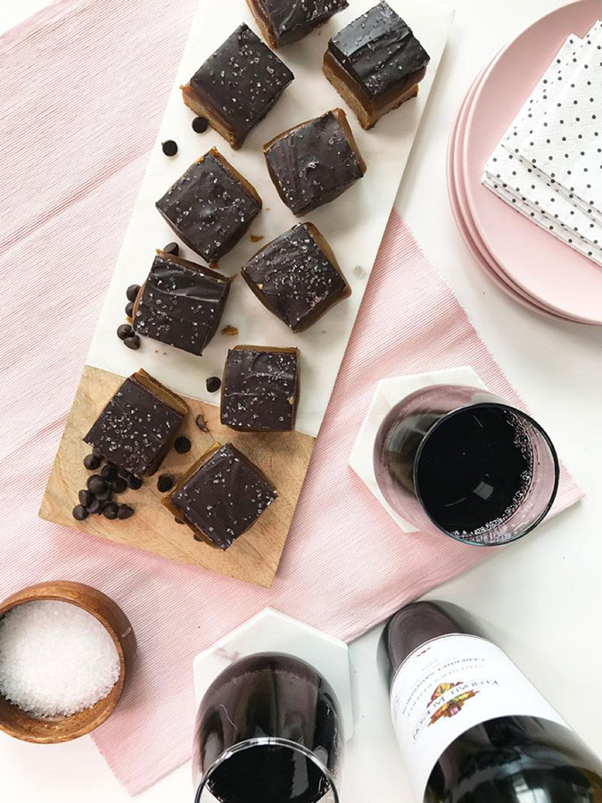 If you have a serious sweet tooth and love pairing your dessert with delicious wine, then these espresso shortbread caramel bars are for you.