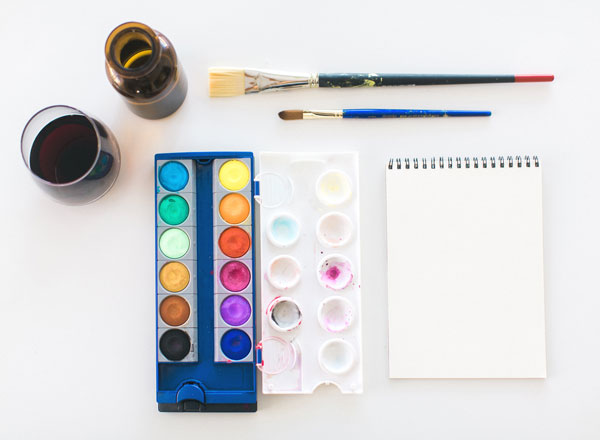 Watercolor Conversation Starter Cards #DIY