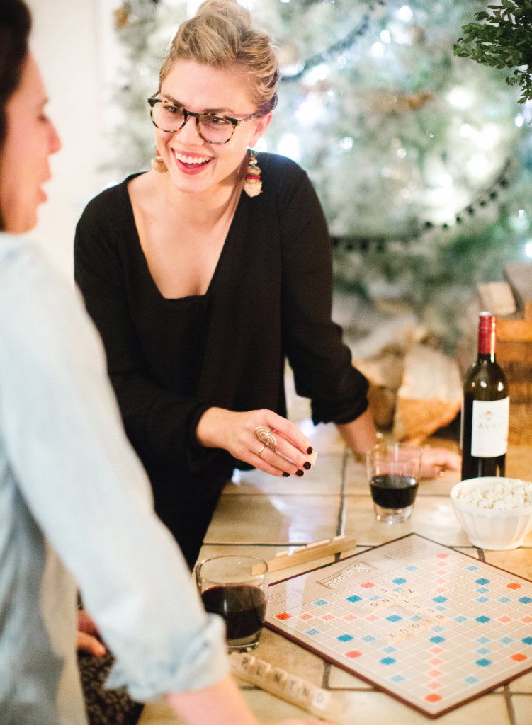 Gather some girlfriends or invite a few couples over for a wintery battle of the boardgames, complete with appetizers, some good wine, a little bit of friendly competition, and lots of laughs! #KJAVANT