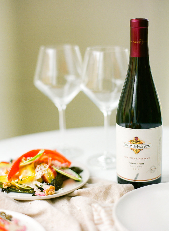 Stroll down the veggie aisle and celebrate this warmer weather with a dish that tastes as wonderful as Spring-time feels. Pair it with a beautiful glass of the Vintner's Reserve Pinot Noir and you might run out and plant a garden, you love life so much. #Recipe