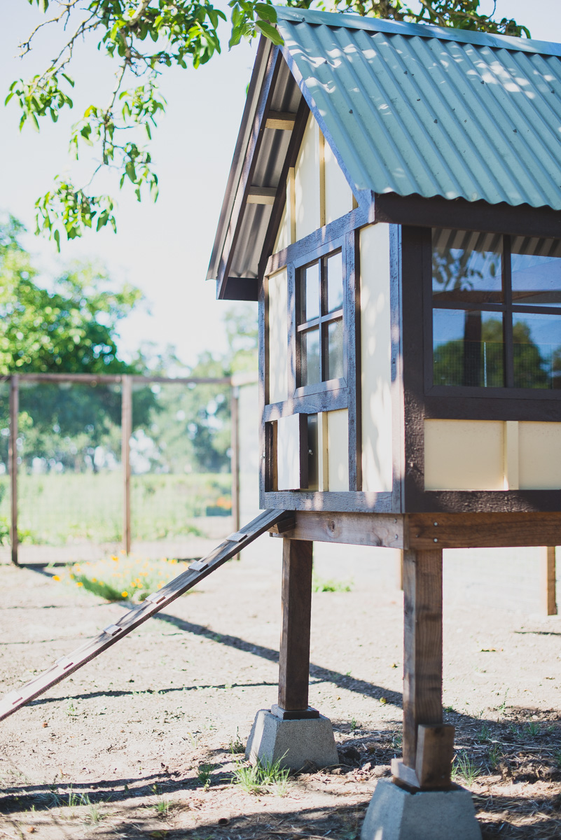 The new chicken coop at Kendall-Jackson gardens.