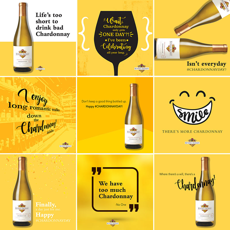 Kendall-Jackson Chardonnay Day Wine Graphics