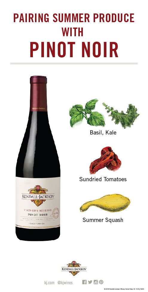 Pairing Summer Fruits and Vegetables with Pinot Noir Wine