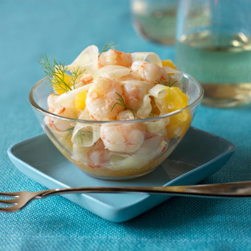 Rock Shrimp, Citrus and Fennel Salad