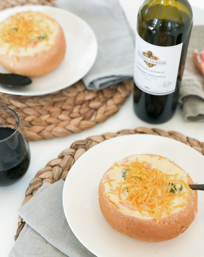 This vegetable cheddar bread bowl recipe will leave you eating every last drop and crumb — even the bowl!