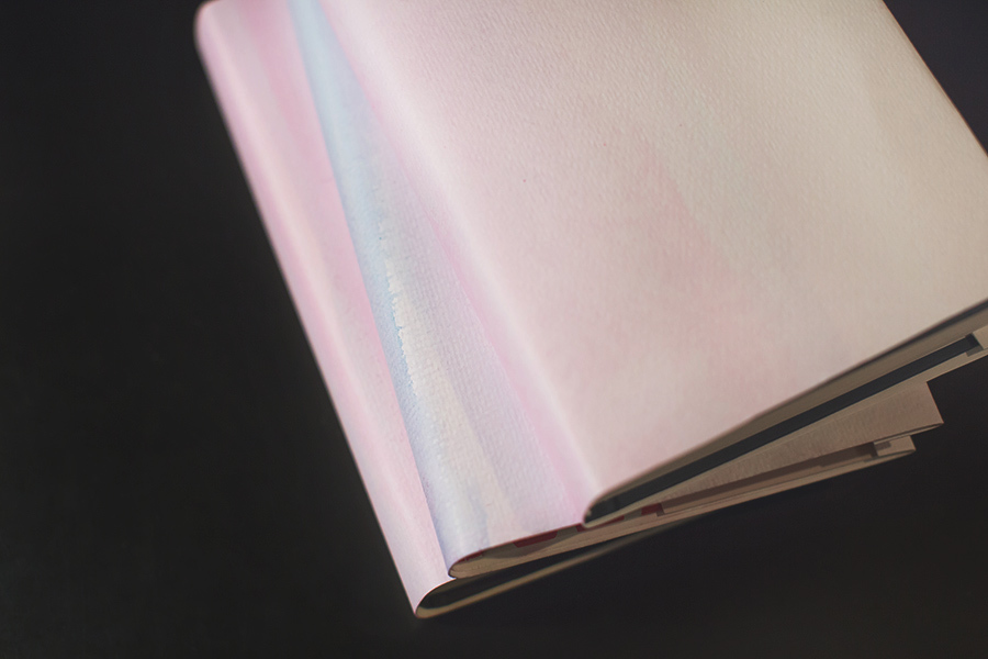 Pantone inspired decor - Rose Quartz and Serendipity watercolor book covers