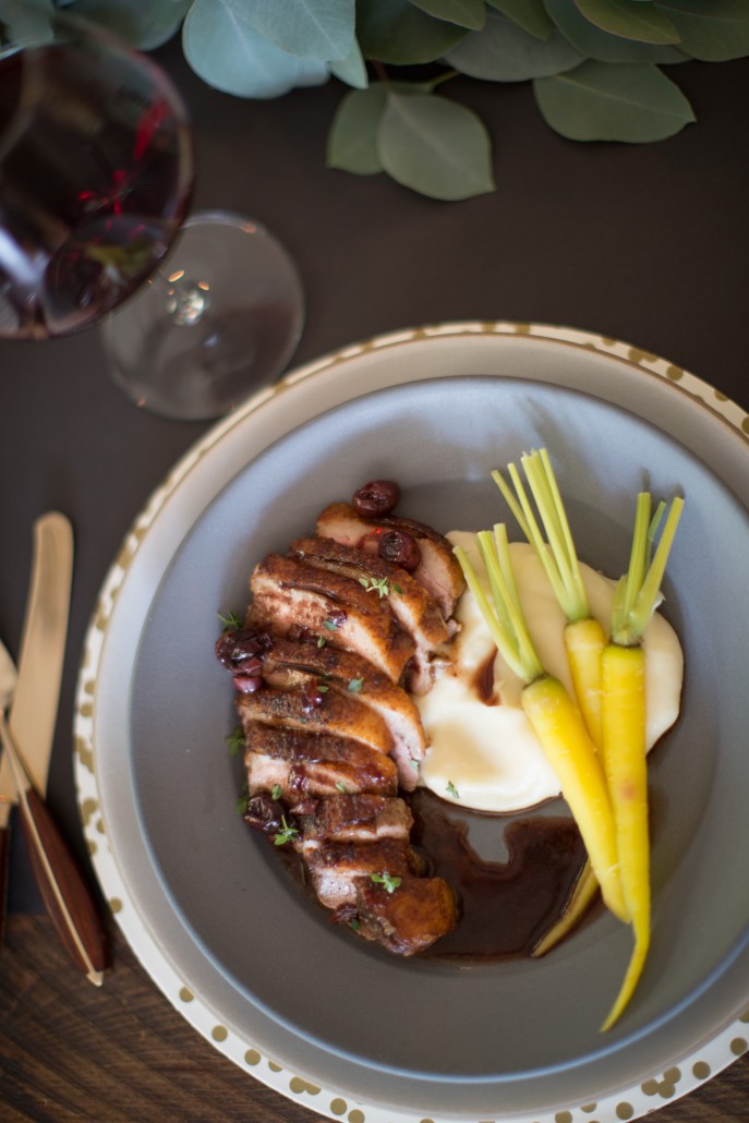 chinese five-spice duck - holiday dinner menu