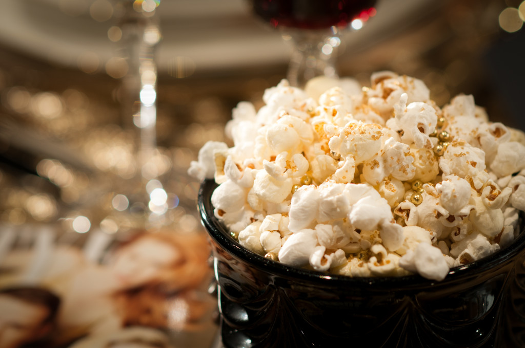 Golden popcorn: A perfect snack for movie or music award shows