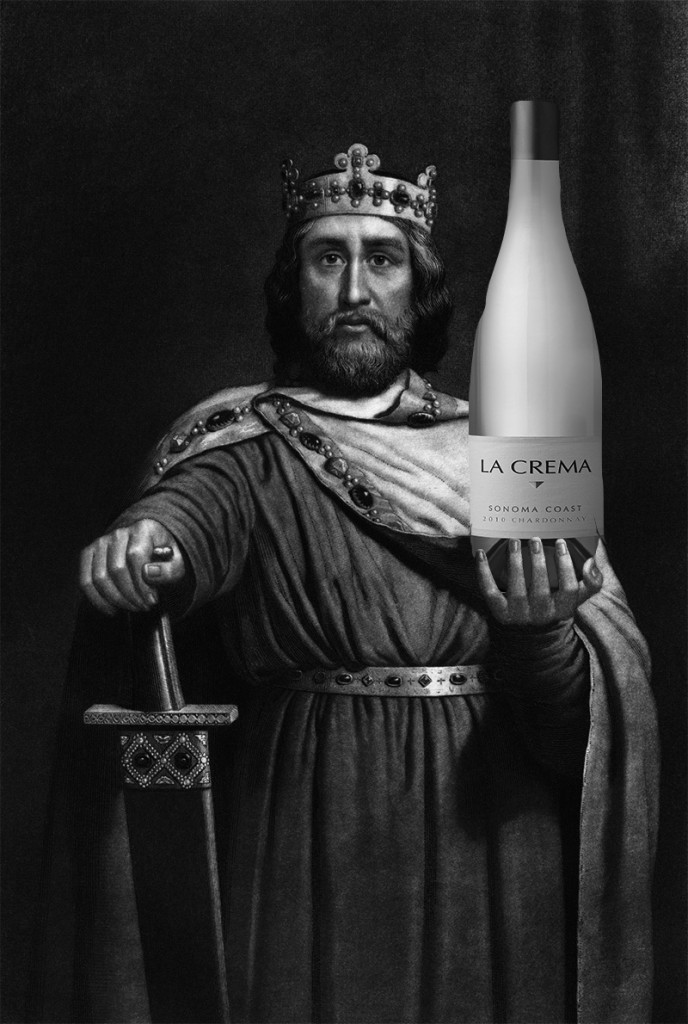 Things are the same all over: Charlemange's wife hated red wine stains.