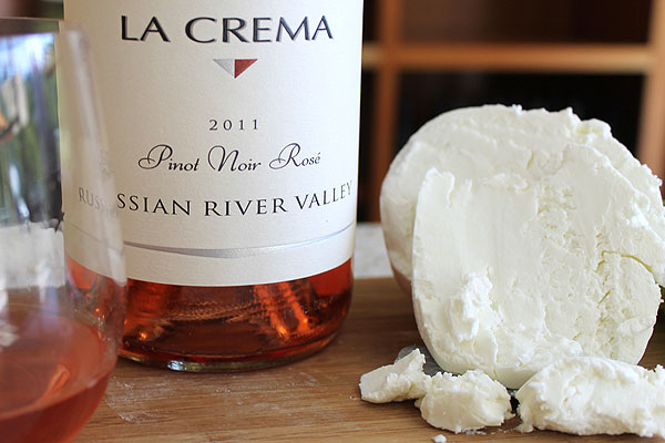 rose_goat_inside goat cheese and Pinot Noir Rosé