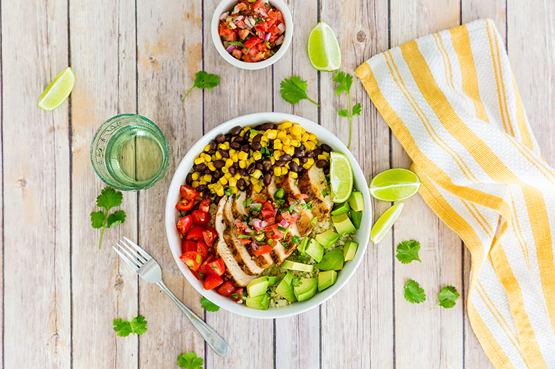 Mexican Cauliflower Rice Bowl