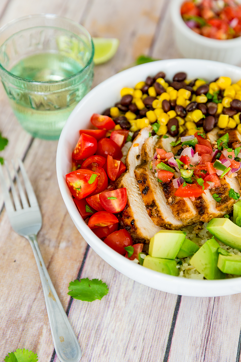 Mexican Cauliflower Rice Bowl Recipe