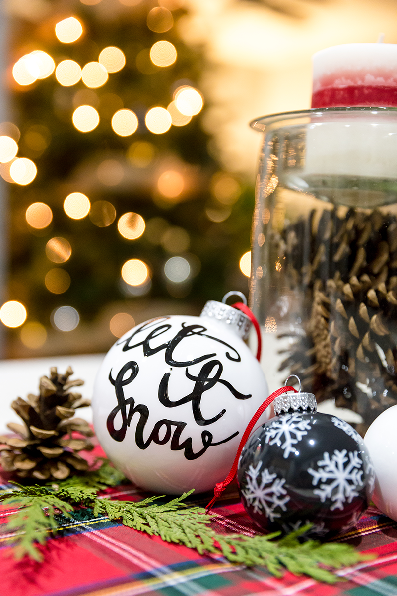 DIY Hand Painted Ornaments