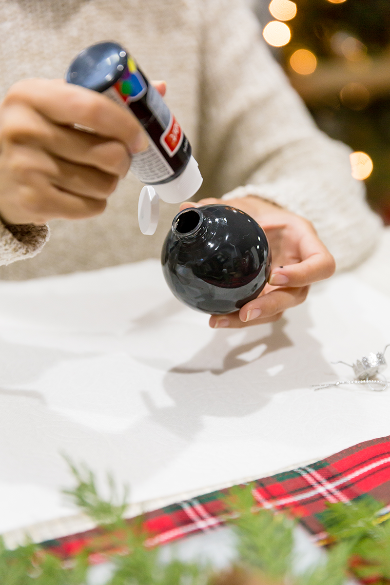 DIY Hand Painted Ornaments