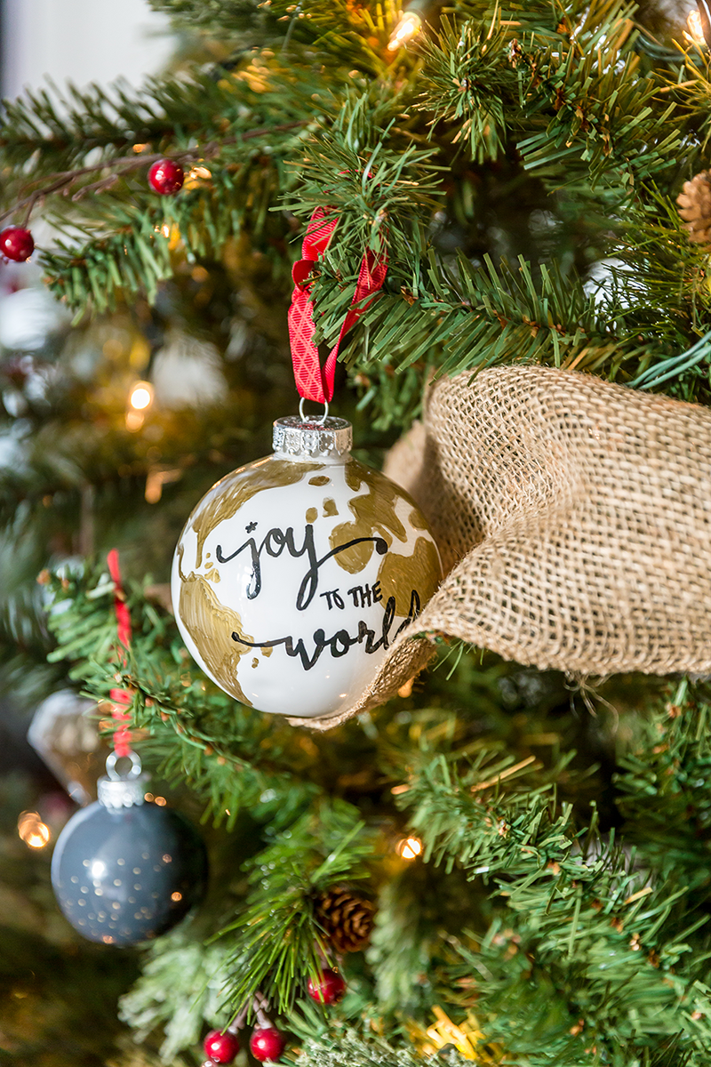 DIY Hand Painted Ornaments