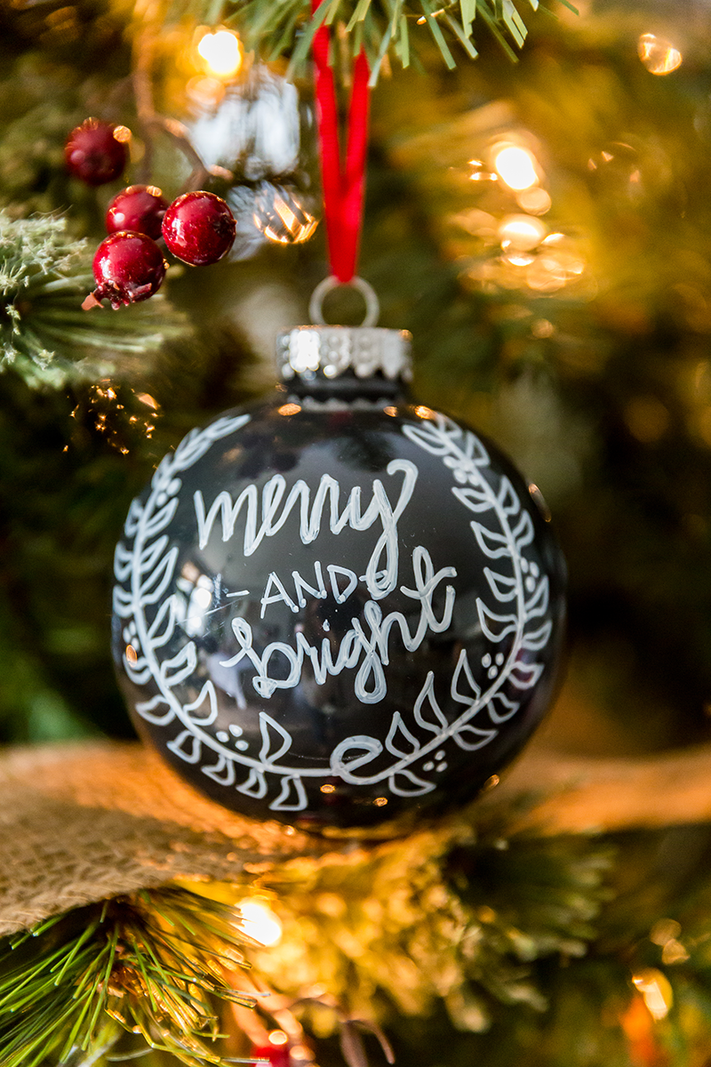 DIY Hand Painted Ornaments