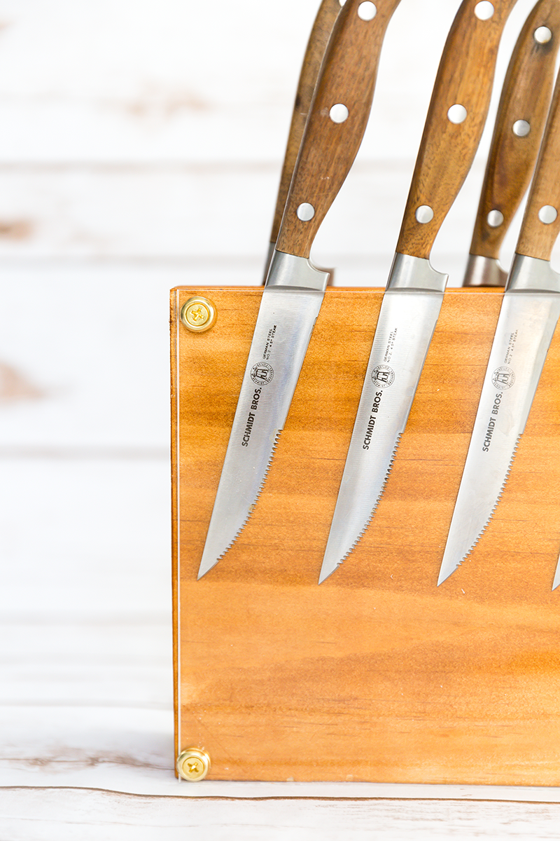 DIY Wood Block Knife Holder