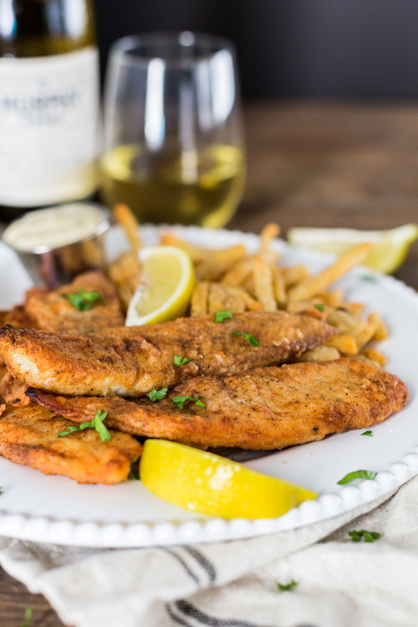 Keeping with the traditions of fall, serve up your own Friday fish fry complete with seasoned fries, macaroni salad and a glass of Murphy-Goode Chardonnay. 