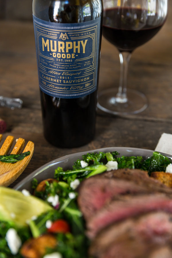 Enjoy a healthy take on fall flavors with this marinated spinach and kale steak bowl.