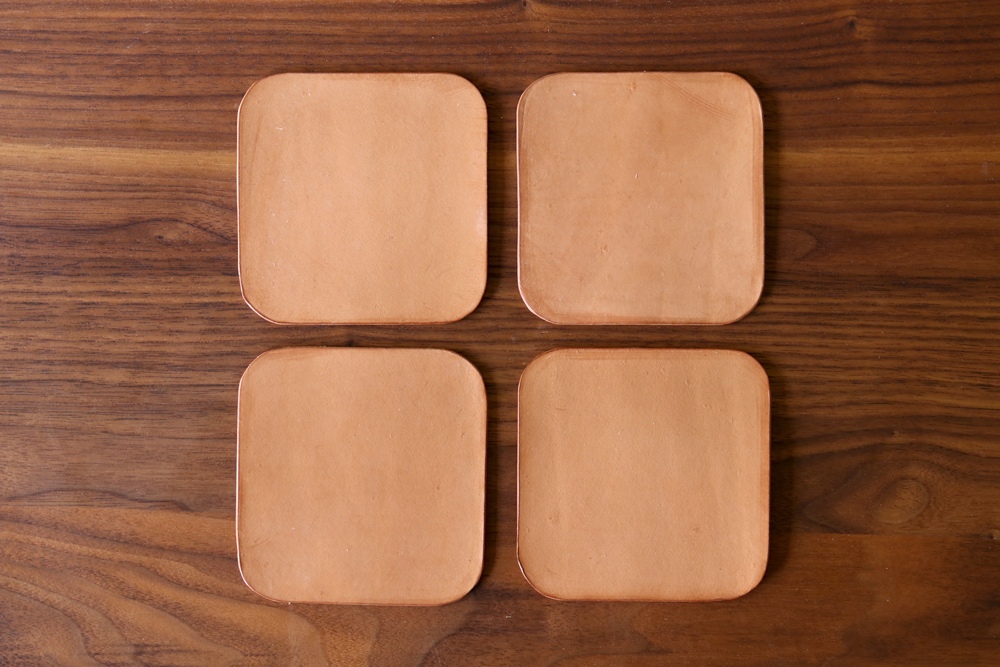 Coming up with the perfect Father's Day gift is really a simple formula: it should be equal parts functional, classic, and stylish, with a dash of long-lasting and a bit of handcrafted. We think these simple leather coasters fit the bill perfectly, but here's the catch: instead of handing your dad or partner a pile of coasters and a bottle of wine, you're going to gift them all the tools and materials to make the coasters themselves. So gather up some tools, materials, and a couple of glasses, and let's celebrate a Father's Day worthy of the Goode Life.
