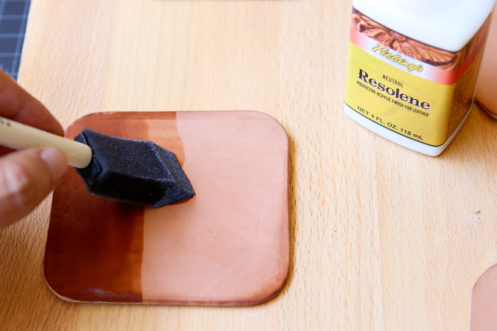 Coming up with the perfect Father's Day gift is really a simple formula: it should be equal parts functional, classic, and stylish, with a dash of long-lasting and a bit of handcrafted. We think these simple leather coasters fit the bill perfectly, but here's the catch: instead of handing your dad or partner a pile of coasters and a bottle of wine, you're going to gift them all the tools and materials to make the coasters themselves. So gather up some tools, materials, and a couple of glasses, and let's celebrate a Father's Day worthy of the Goode Life.