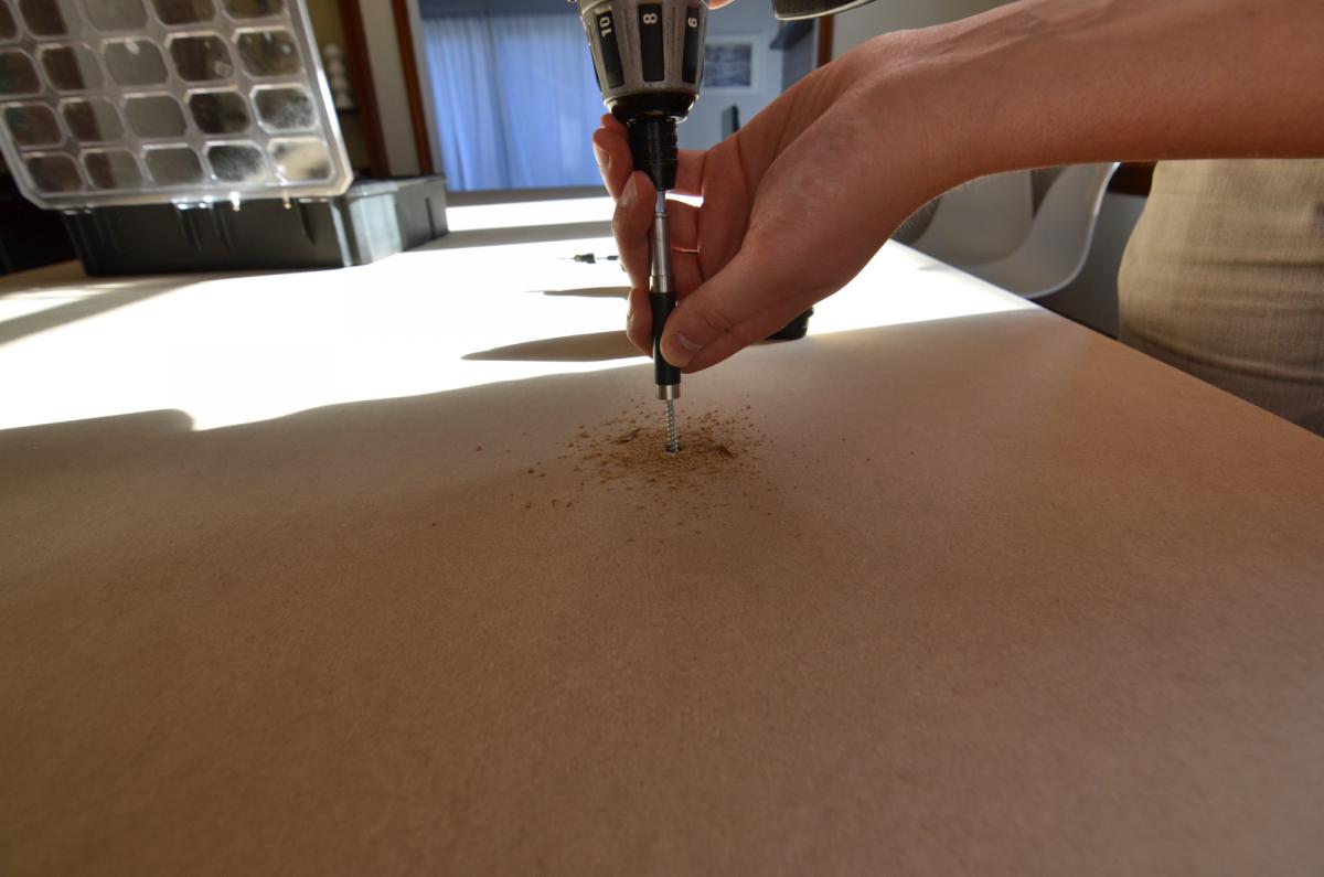 Thanksgiving Plywood Table