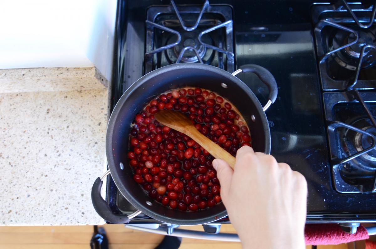 Sage Red Wine Cranberry sauce