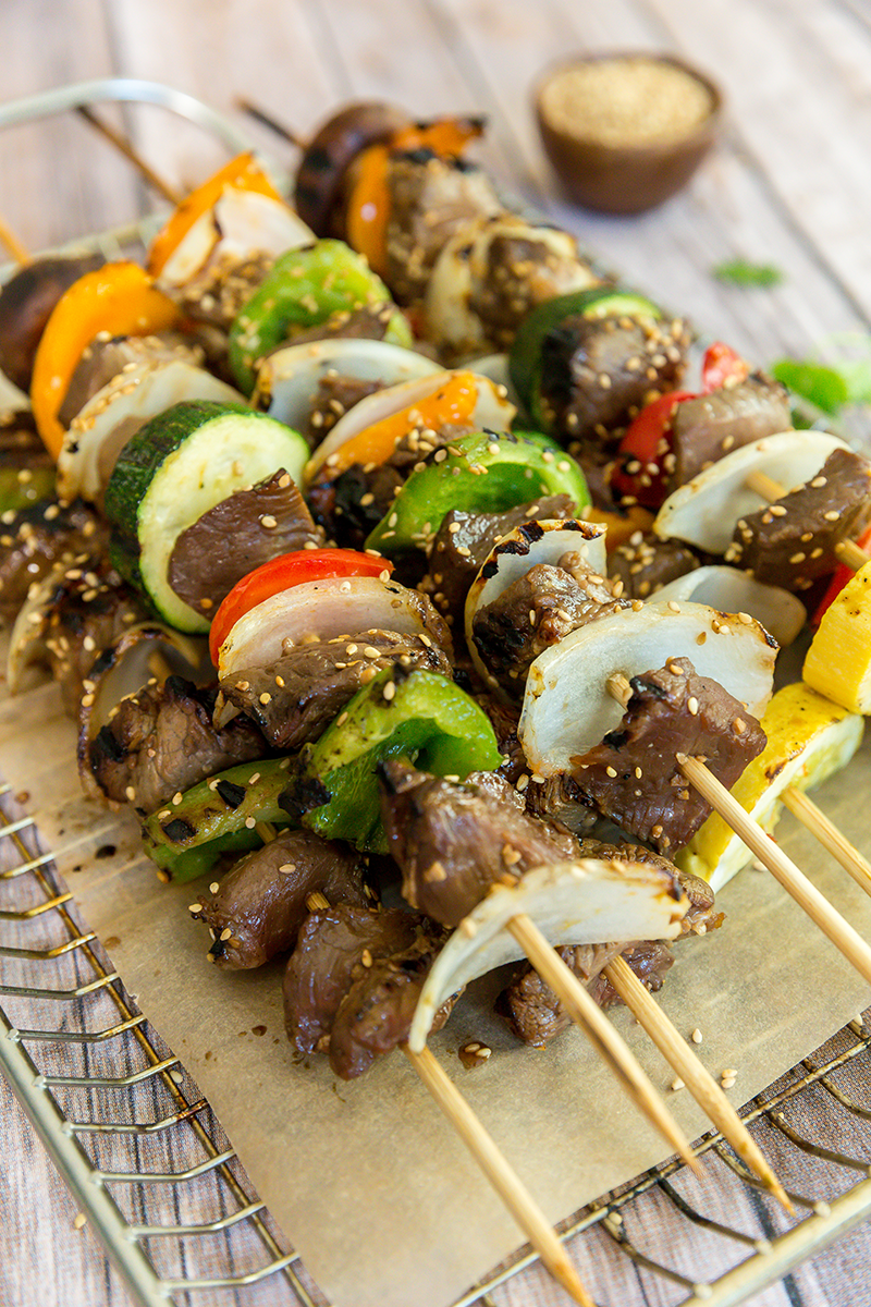 BBQ Ideas - Korean Beef Skewers