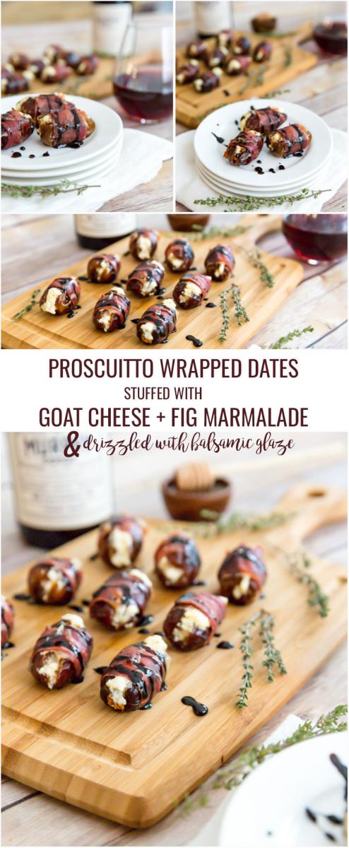 Prosciutto Wrapped Dates